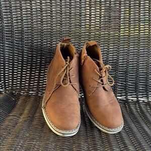 Steve Madden Brown Lace-Up Boots Boys